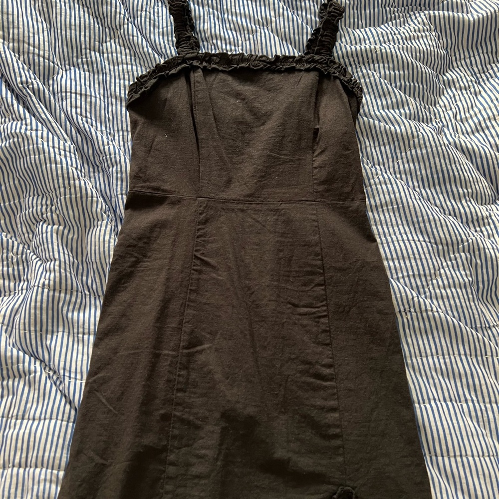 Urban Outfitters Detailed Black Dress